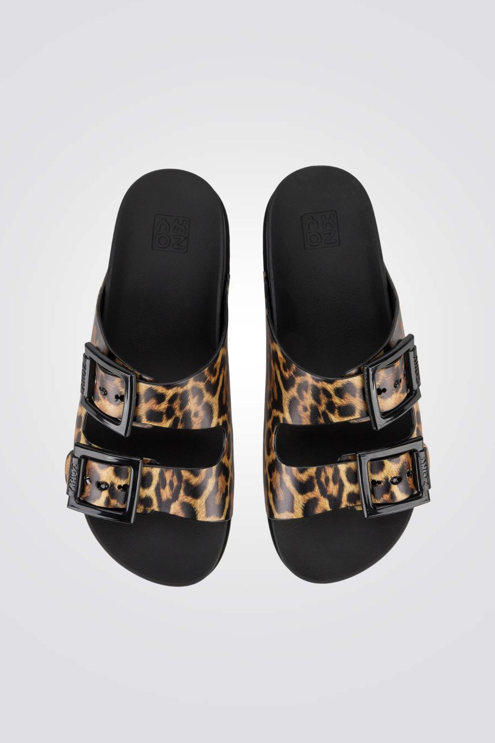 כפכפים PARTNER בצבע שחור/מנומר