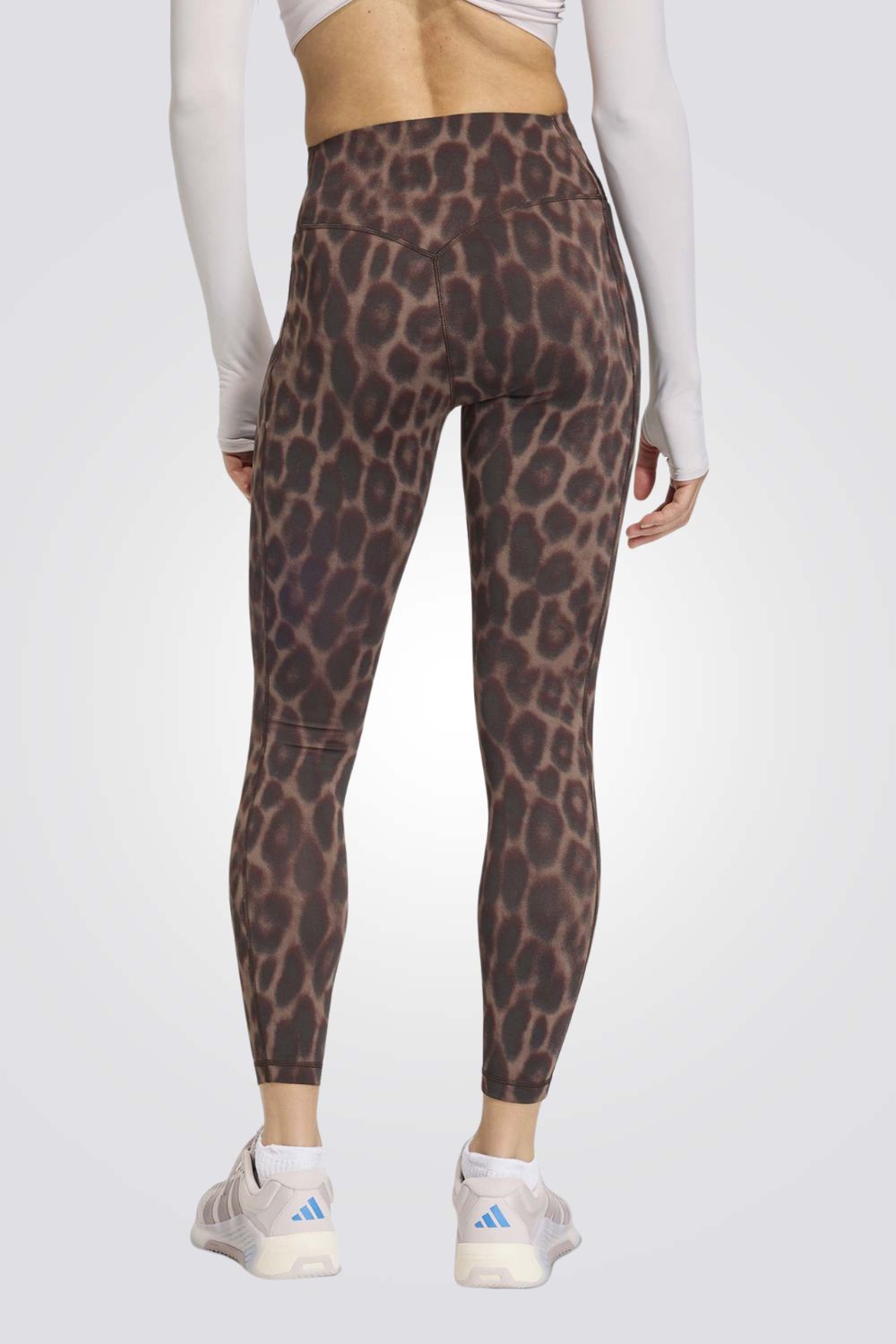 טייץ ספורט Optimé Power Leopard 7/8 לנשים | אדידס