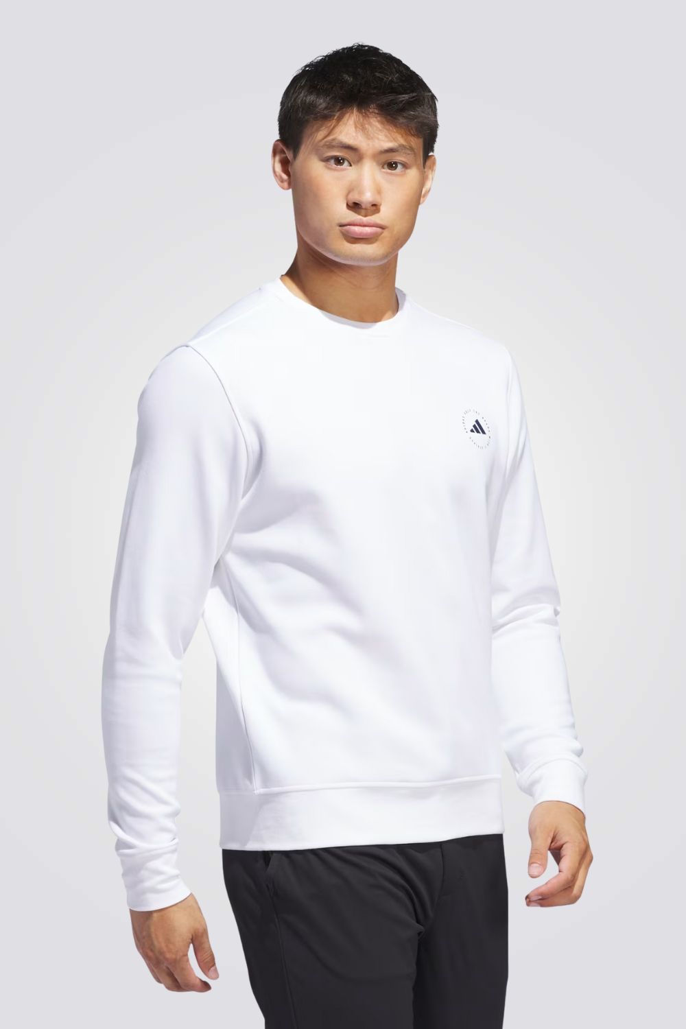 סווטשרט לגברים בצבע לבן