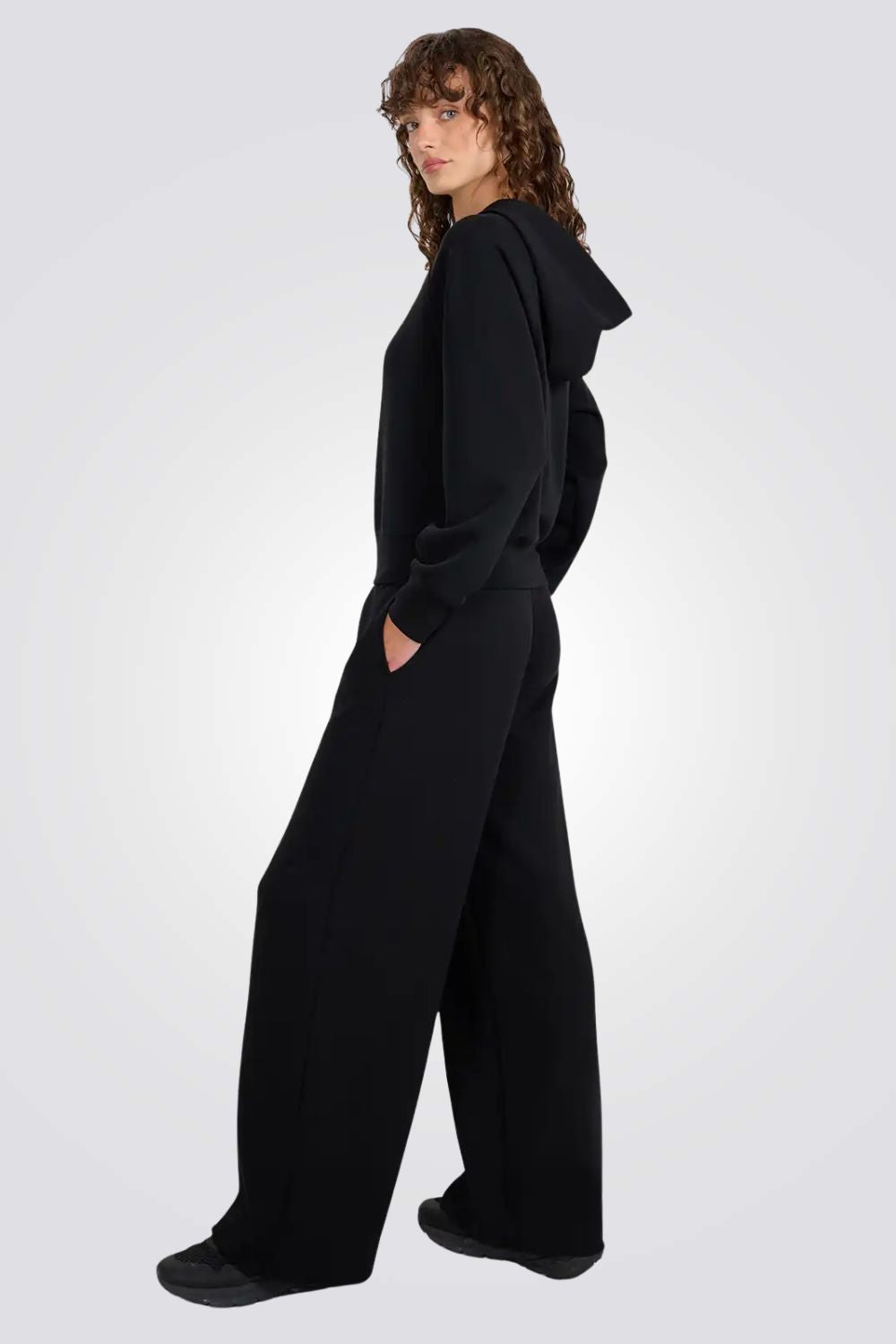 סווטשירט עם קפוצ'ון לנשים | 4F 