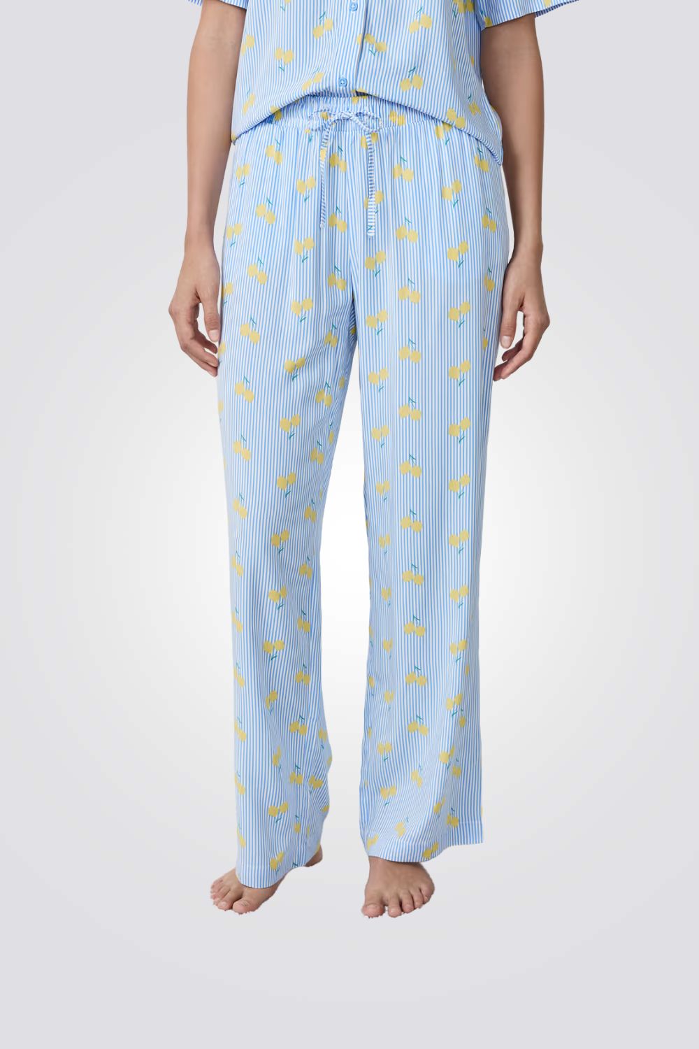 מכנסי פיג'מה עם הדפס לימונים | איתם