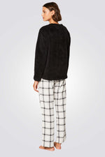 סט פיג'מה 3 חלקים MAYLON לנשים