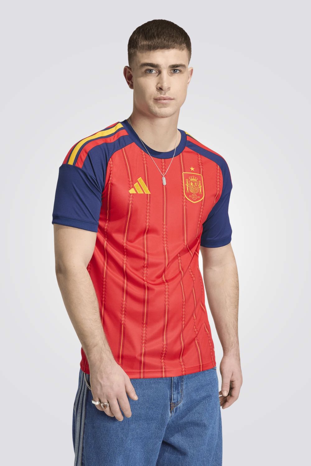 חולצת נבחרת Spain 26 Home Replica לגברים | אדידס