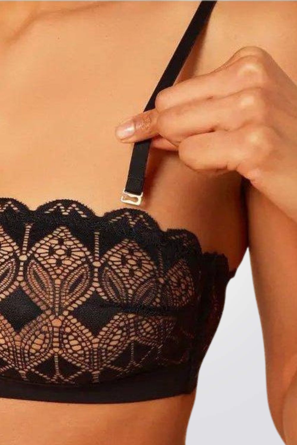 ברלט תחרה SKY שחור