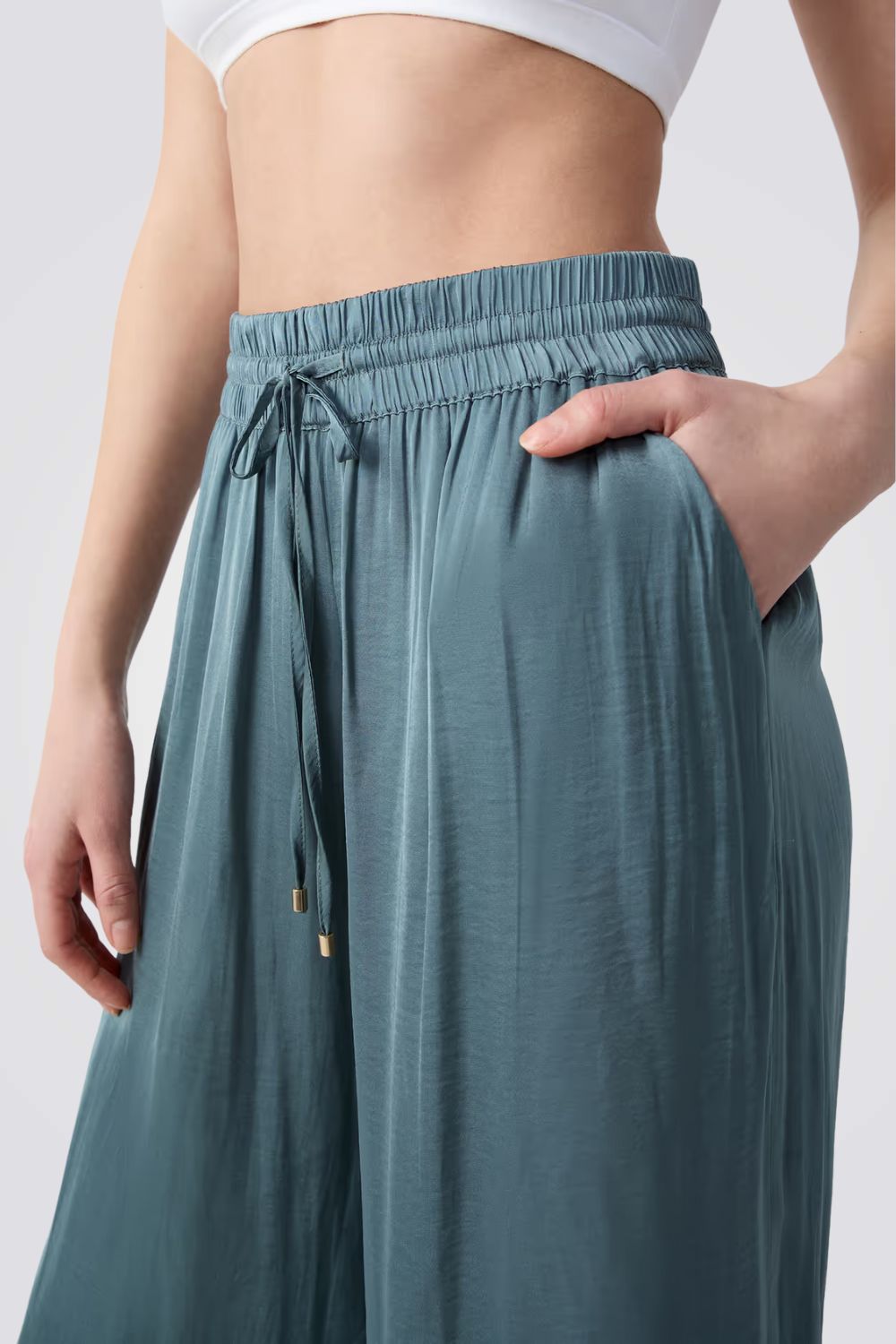 מכנס בית סאטן CHEETA לנשים