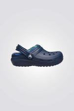 כפכפי פרווה לילדים במידות קטנות Classic Lined Bold Check Clog T | קרוקס
