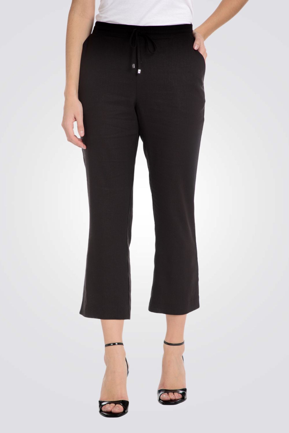 מכנסי 7/8 בצבע שחור