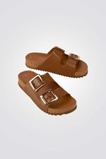 כפכפים PARTNER III FEM בצבע חום