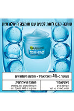 קרם לחות סורבה חומצה היאלורונית 85 מ"ל | גרנייה