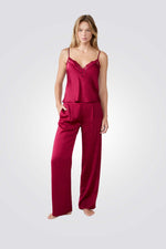 מכנסי פיג’מה סאטן ERIKE לנשים | איתם