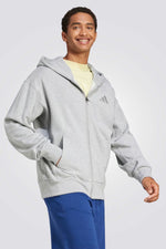 סווטשירט לגברים בצבע אפור