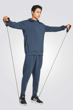 מכנסי אימונים לגברים בצבע נייבי 