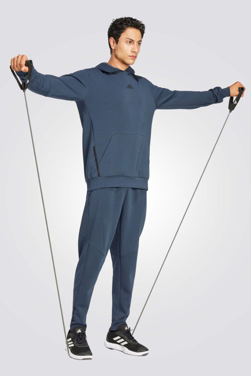 מכנסי אימונים לגברים בצבע נייבי 