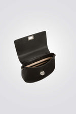 תיק צד קטן עור בצבע שחור