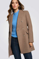 מעיל מחוייט לנשים עם סגירת כפתורים כפולה | מורגן