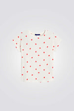 טישירט לילדות עם הדפס 