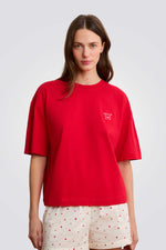 חולצת פיג'מה שרוולים קצרים LETTERA לנשים | איתם