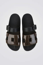 כפכפים CONNECT בצבעי שחור/חום