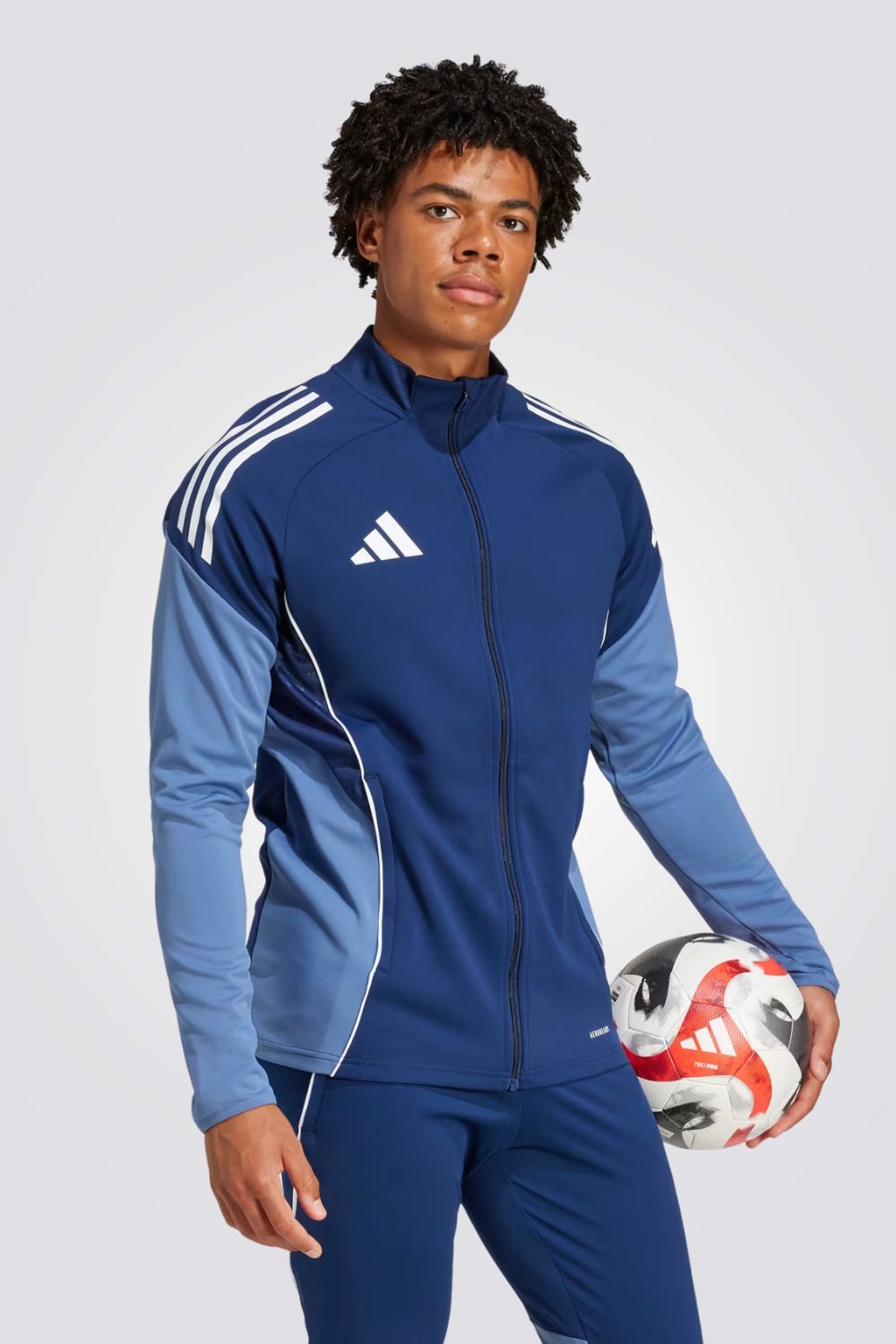 ג'קט אימונים לגברים בצבע כחול