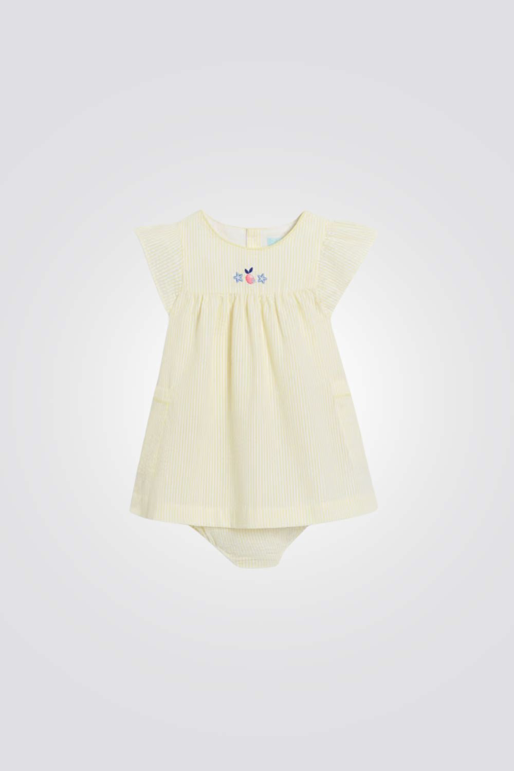 שמלה לתינוקות עם הדפס פסים