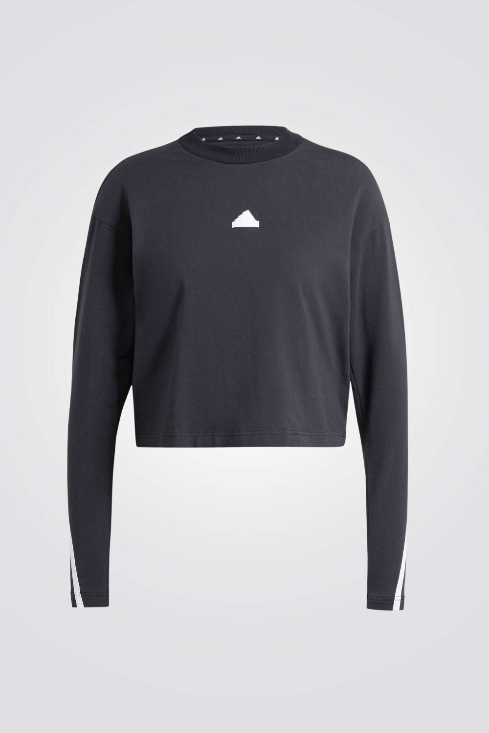 טי שירט בצבע שחור FUTURE ICONS 3 שרוול ארוך 