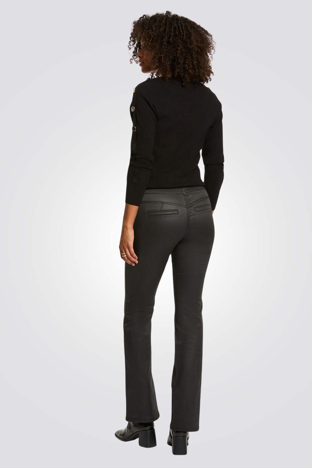 מכנסי בוטקאט בגימור דמוי עור מחוספס | מורגן