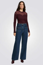 חולצת סריג לנשים | מורגן 