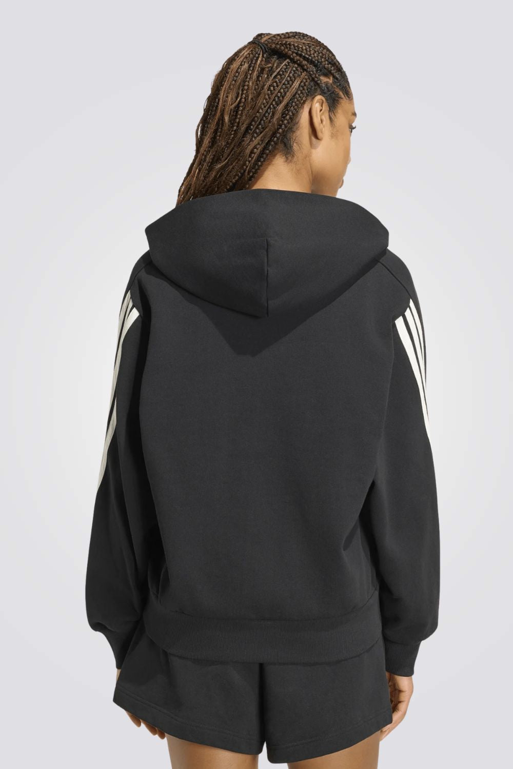 סווטשרט Adidas Kit 3-Stripes שחור לנשים | אדידס