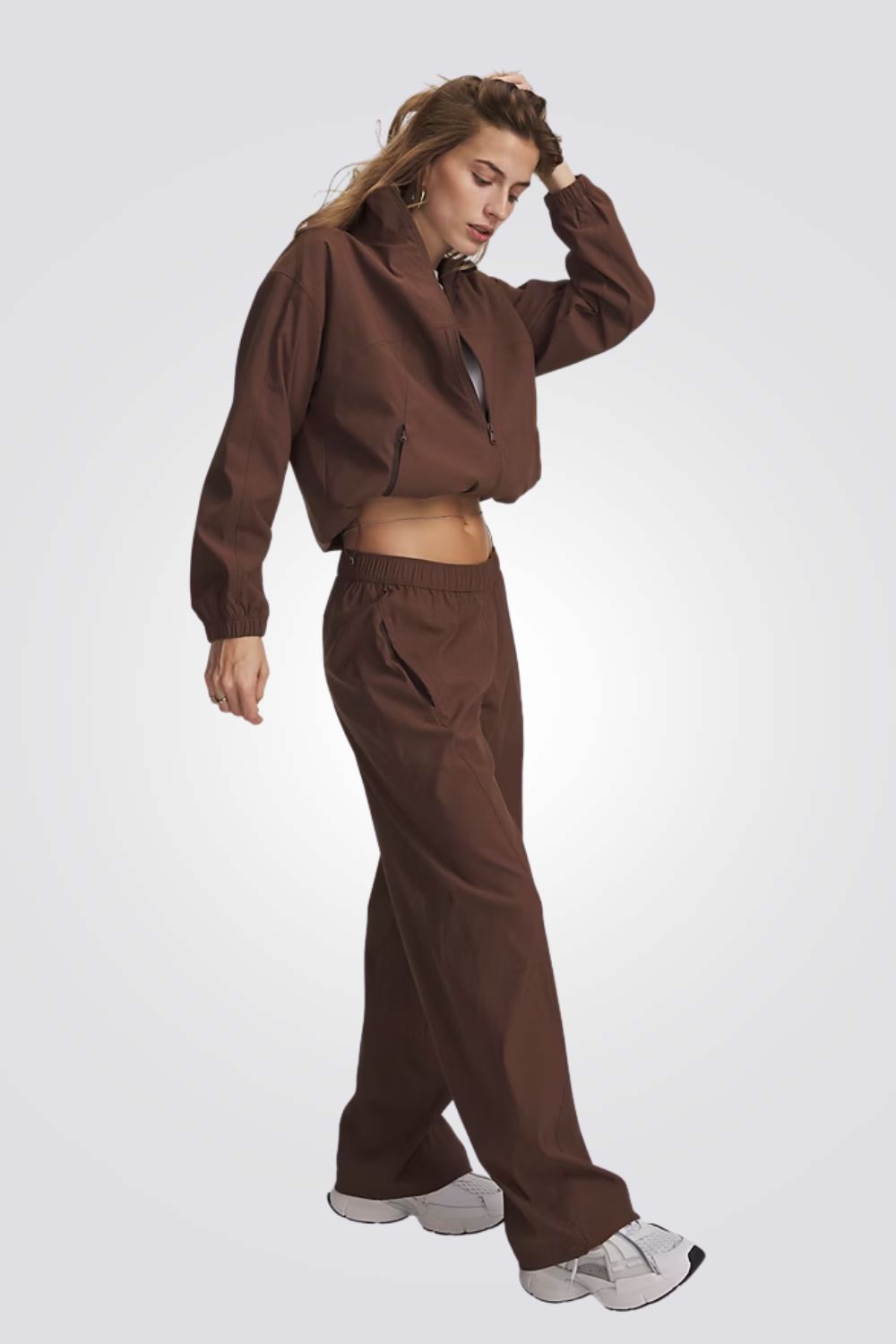 מכנסיים ארוכים בגזרה רחבה לנשים | אנדר ארמור