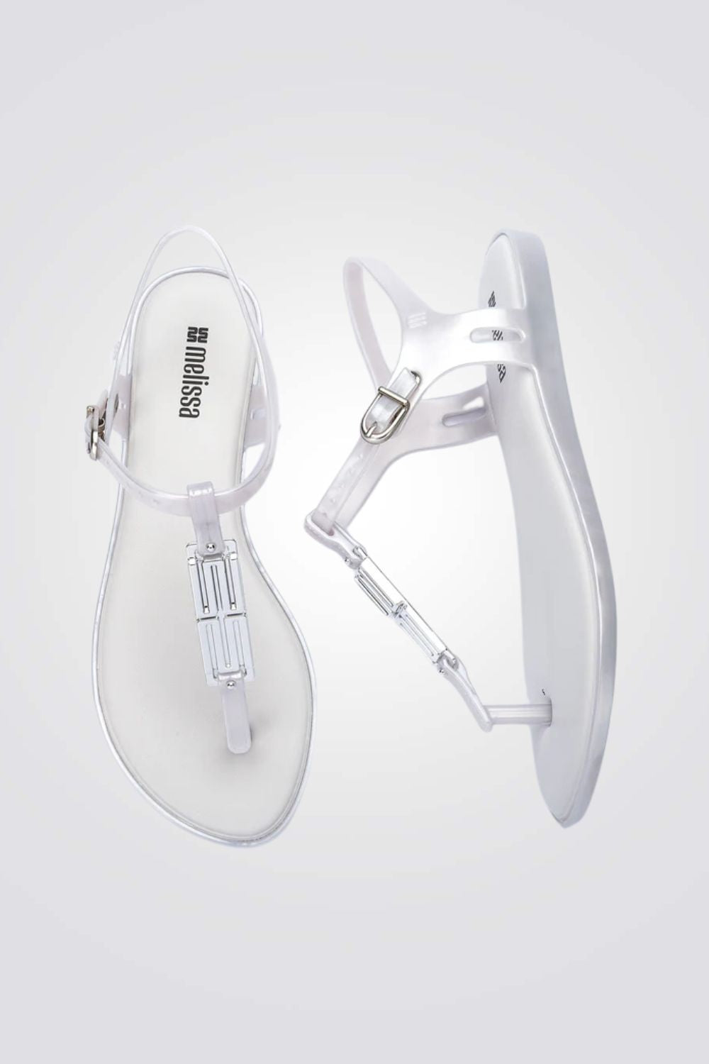 סנדלי אצבע SOLAR M CHIC בצבע לבן