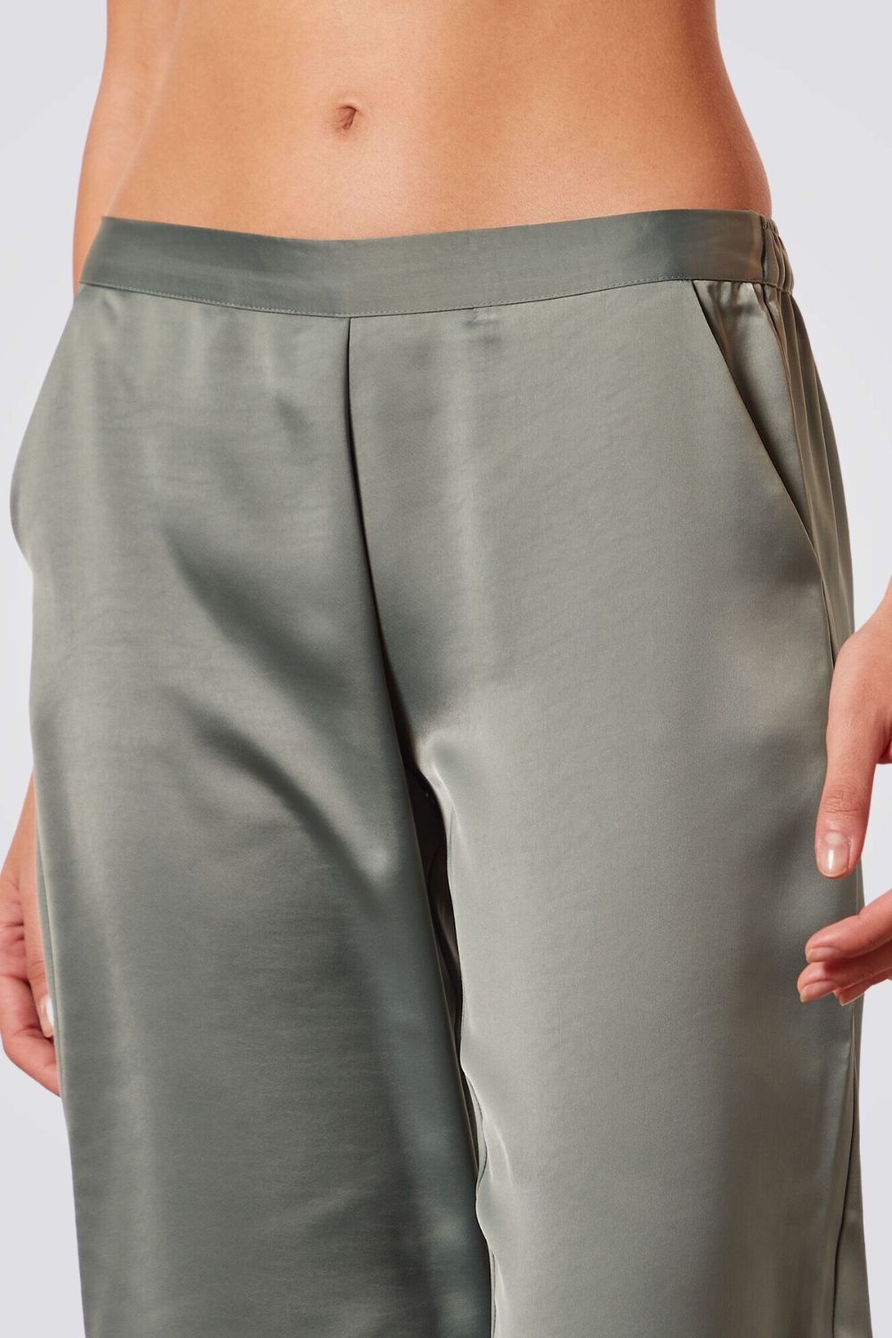 מכנסי פיג'מה ארוכים GIA במראה סאטן