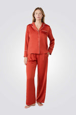 מכנסי פיג’מה סאטן ERIKE לנשים | איתם