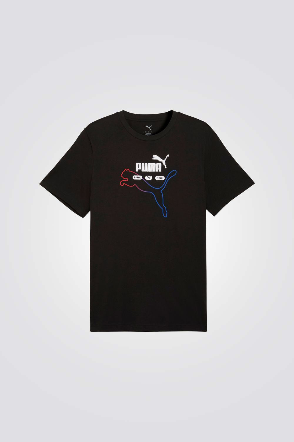 טישירט ממותגת קצרה לגברים | פומה