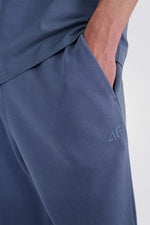 מכנסי טרנינג עם סיומת גומי לגברים | 4F