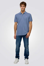 חולצת פולו בצבע ירוק כהה עם לוגו | צ'מפיון 