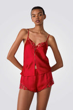 גופיית פיג'מה סאטן FRAGRANCE לנשים