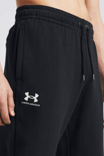 מכנסי טרנינג ארוכים Icon Fleece בצבע שחור