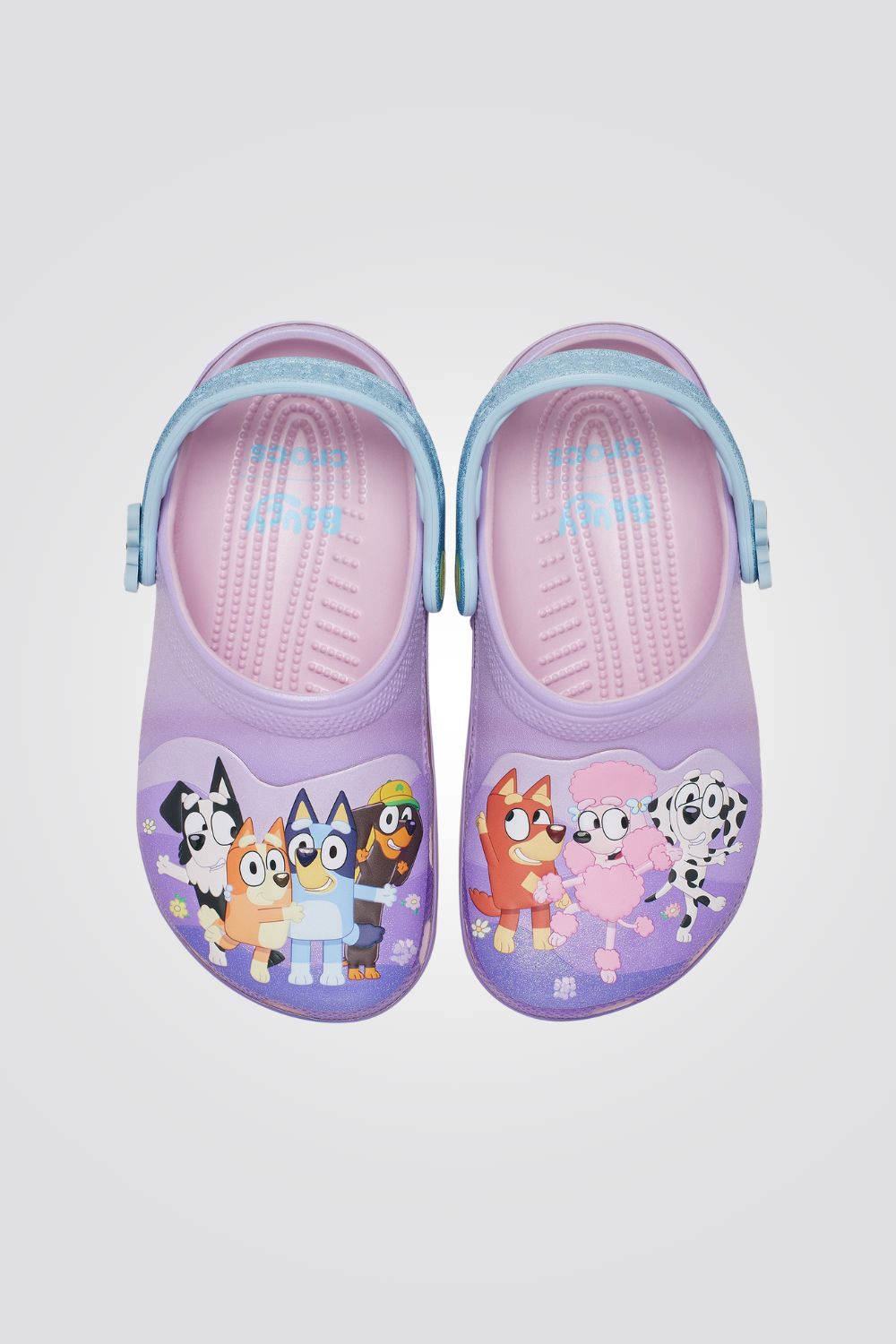 כפכפי בלואי חברים לילדים במידות קטנות Toddler Bluey Friends Forever Classic Clog | קרוקס