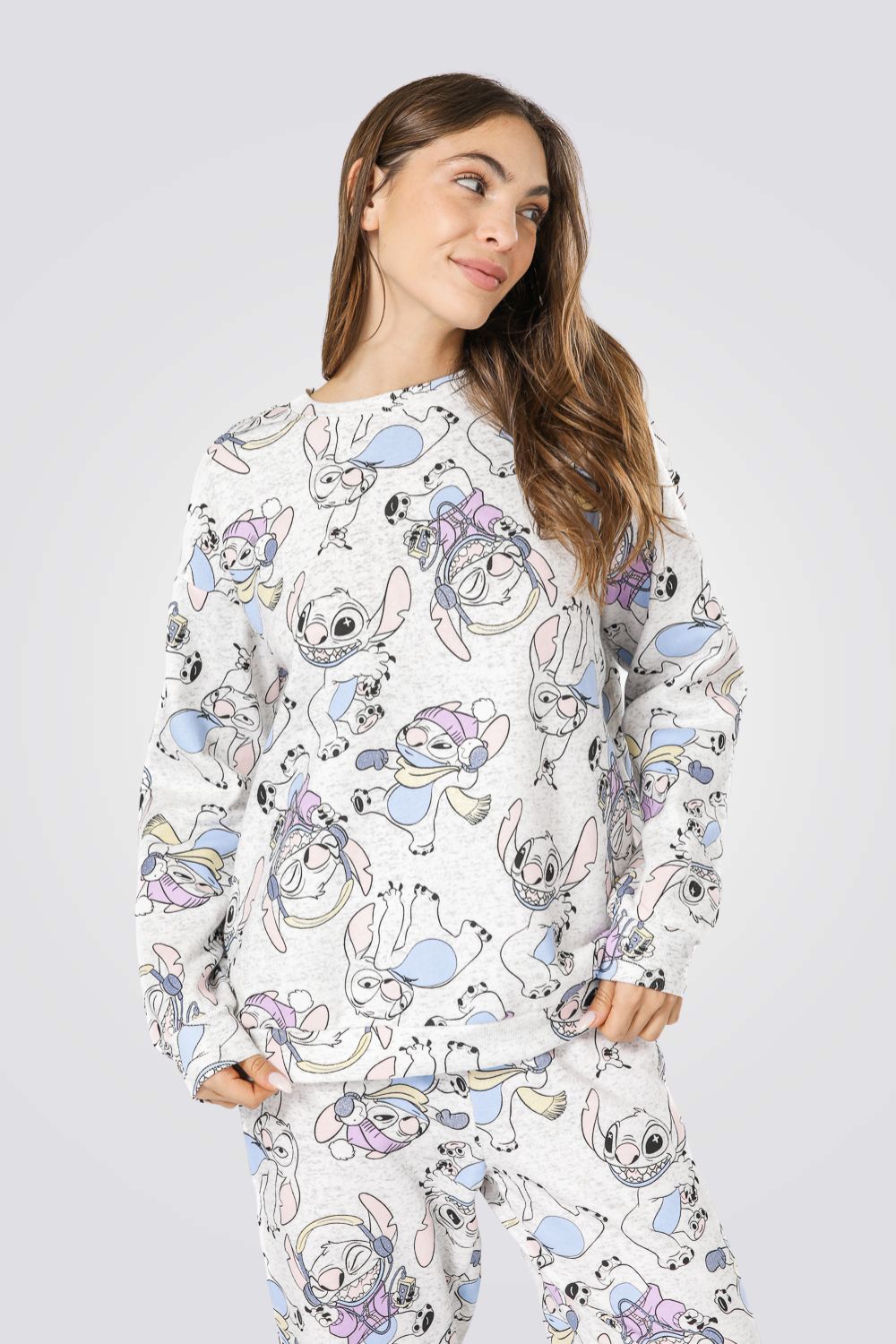 סט פיג’מה פוטר STITCH לנשים