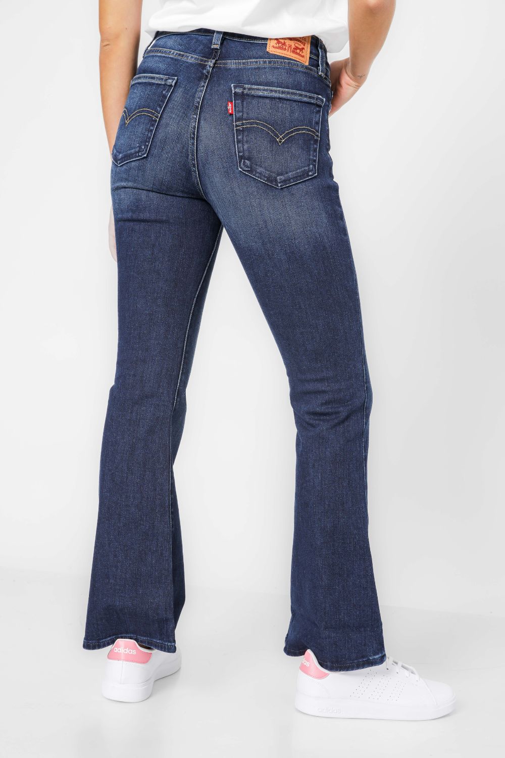 מכנסי ג'ינס גזרה גבוהה 726 Flared