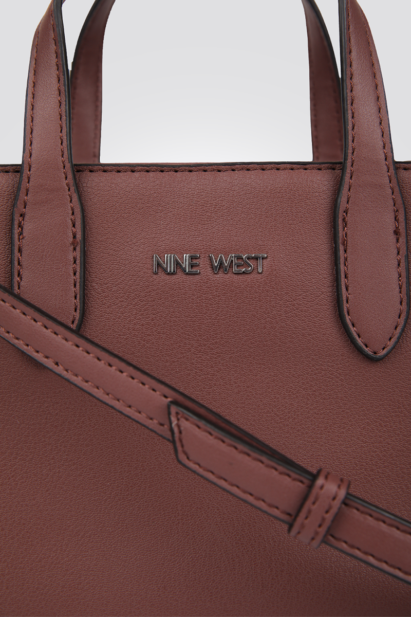 תיק צד גדול לנשים בצבע בורדו