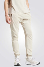 מכנסי טרנינג לגברים בצבע בז'