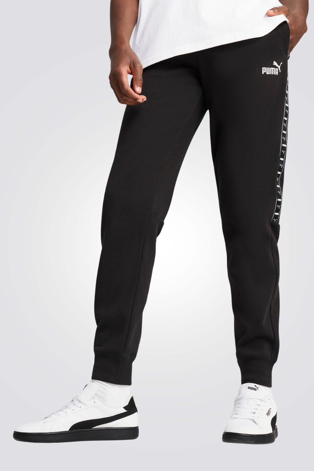 מכנסי פוטר ארוכים ESS TAPE Sweatpants לגברים