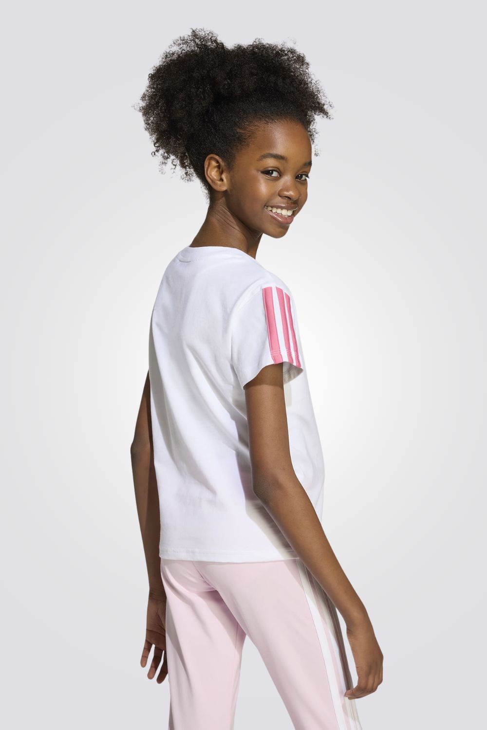 טישירט ממותגת Essentials Tee לילדות ונערות | אדידס