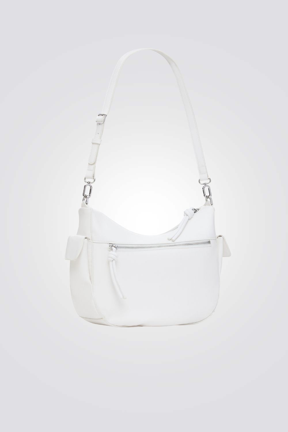 תיק יד לנשים בצבע לבן 