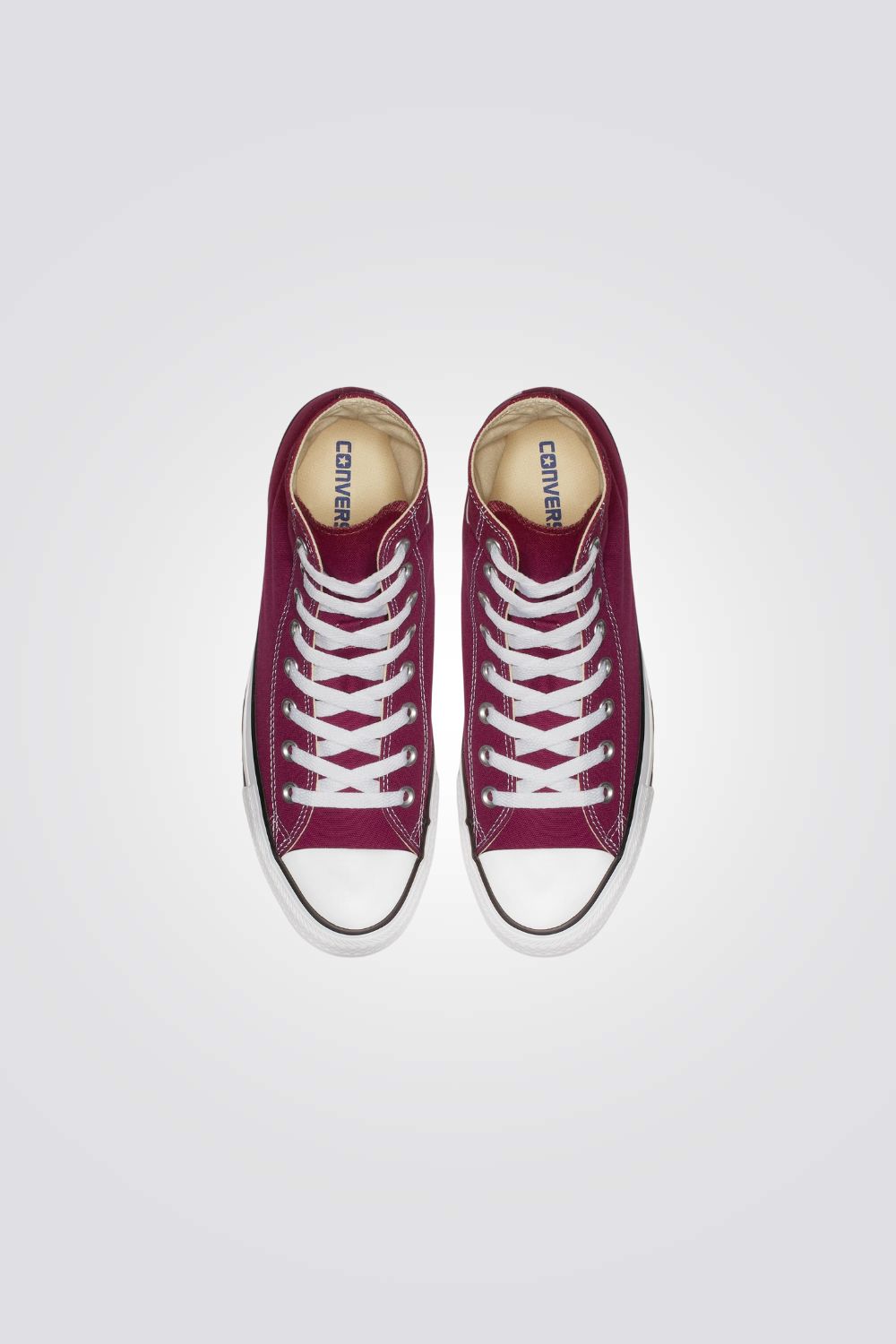 סניקרס גבוהות לנשים בצבע בורדו | קונברס 