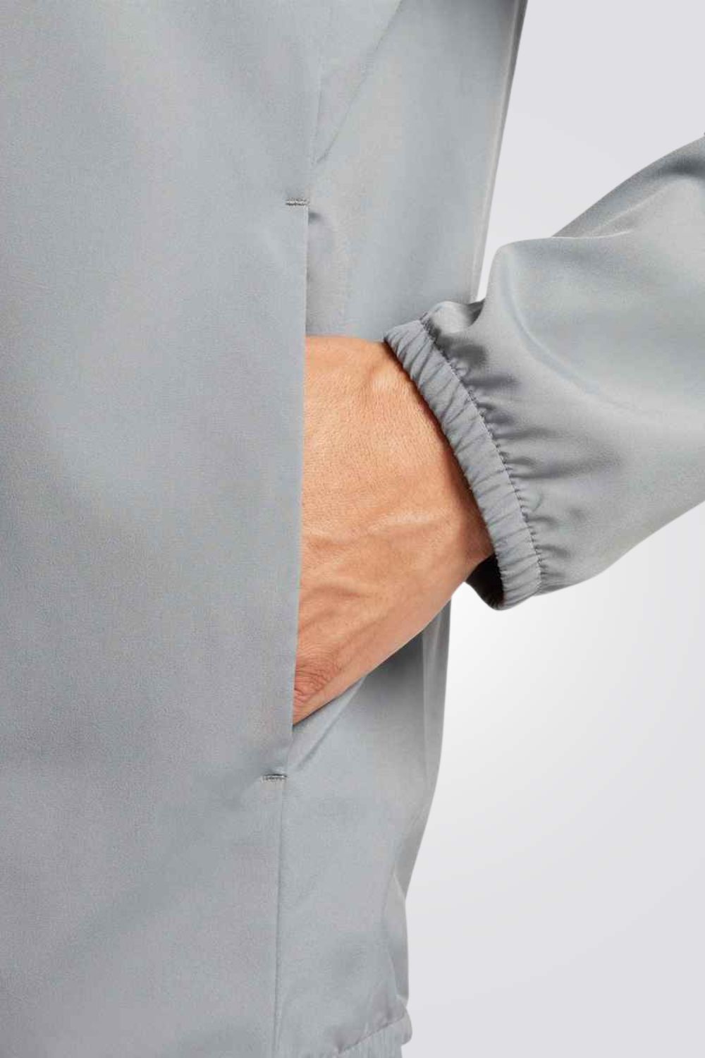 מעיל רב תכליתי עם קפוצ'ון בצבע אפור לגברים | נייקי