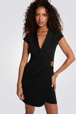 שמלת מידי לנשים בסגנון מעטפת | מורגן 