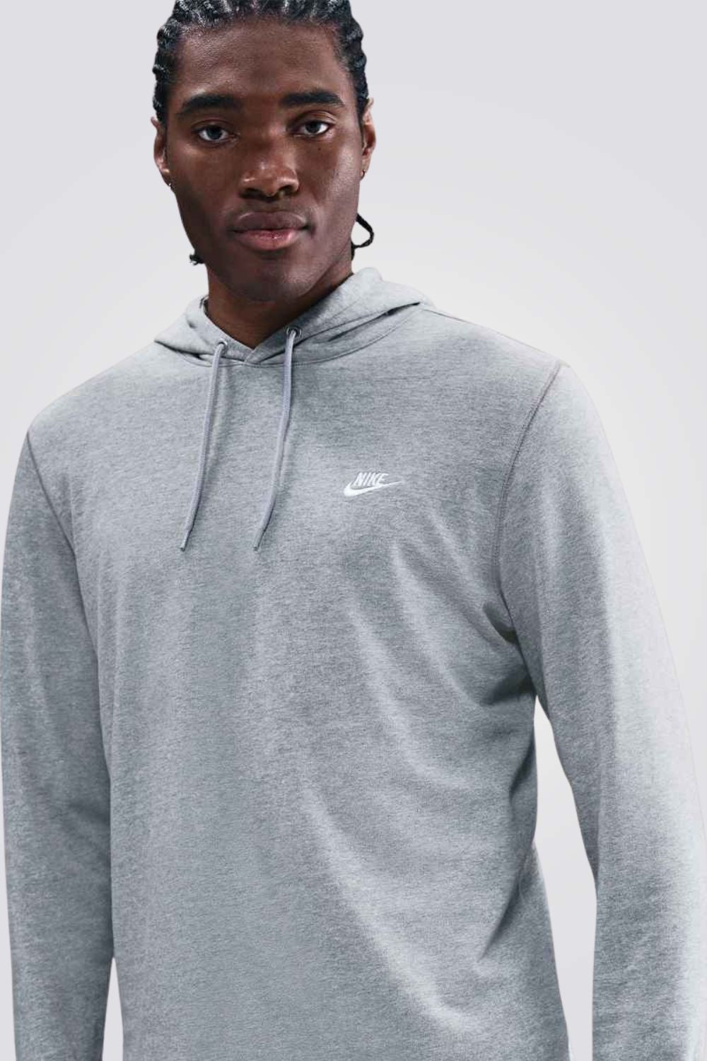 סווטשירט סרוג עם כובע קפוצ'ון לגברים | נייקי