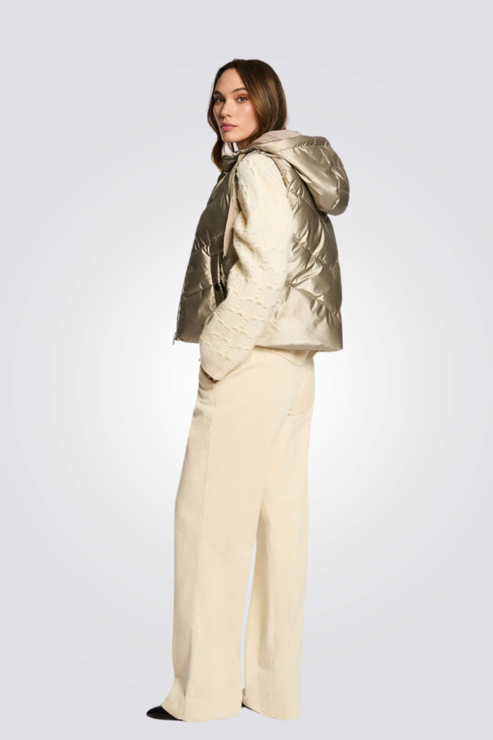 ווסט פוך לנשים בצבע זהב | מורגן